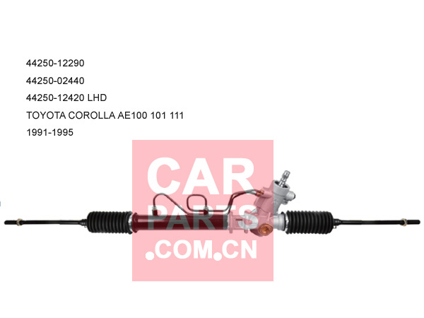 44250-12290,44250-02440,44250-12420,STEERING RACK LHD TOYOTA COROLLA AE100